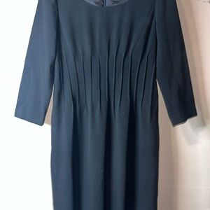 Calvin Klein Classic Black Long Sleeve Dress